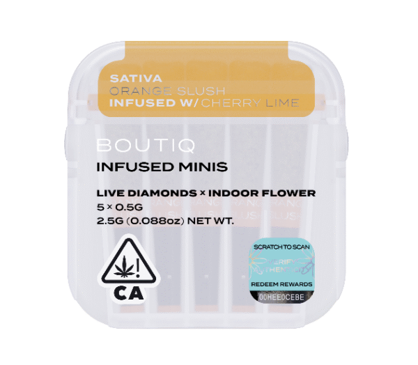 Boutiq Infused Minis Pre Rolls Orange Slush x Cherry Lime